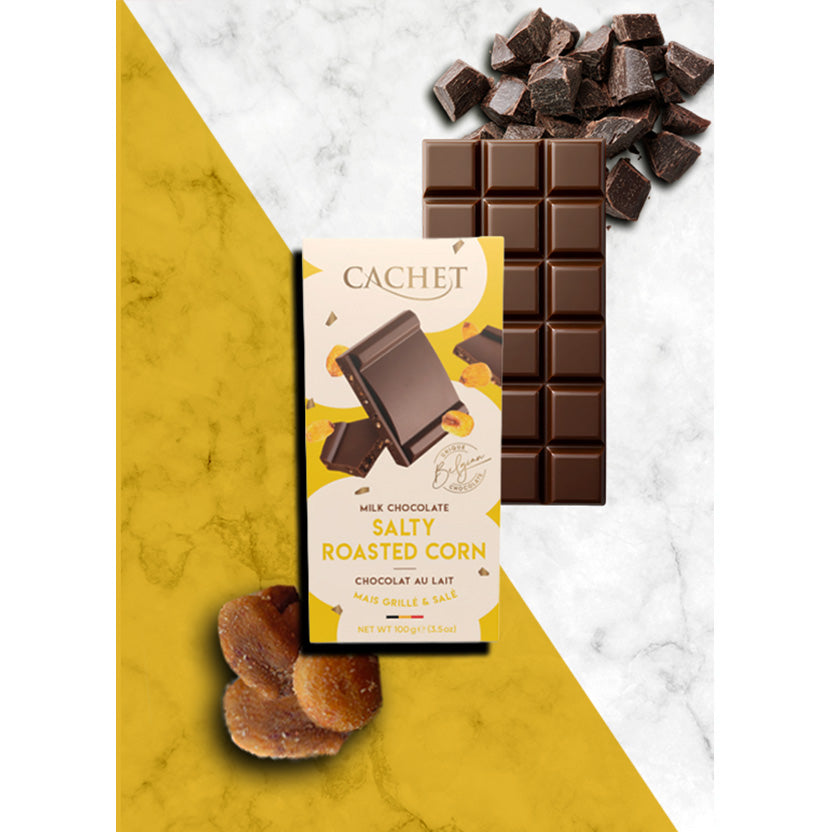 Cachet Salty Roasted Corn Milk Chocolate