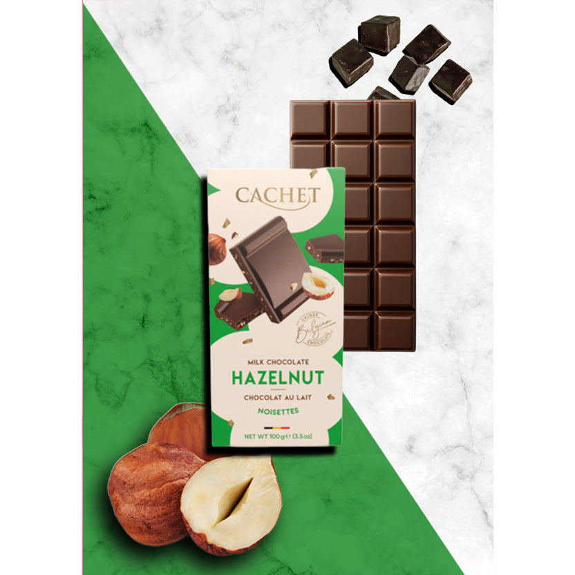 Cachet Hazelnut Milk Chocolate