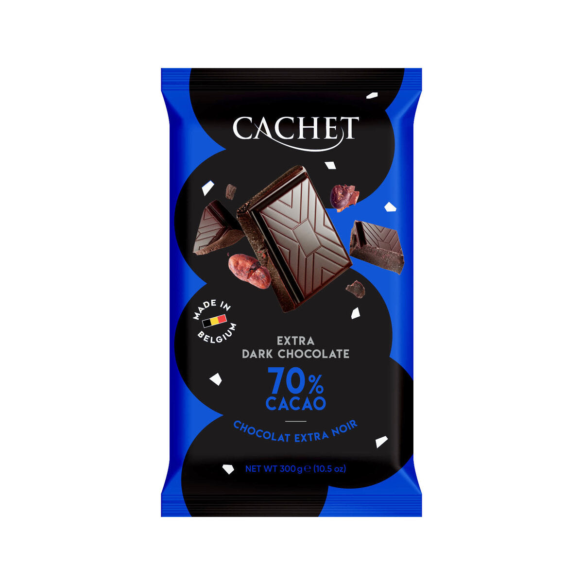 Cachet 70% Extra Dark Chocolate 300g
