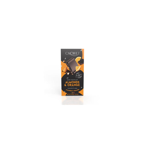 Cachet Almonds and Orange Dark Chocolate
