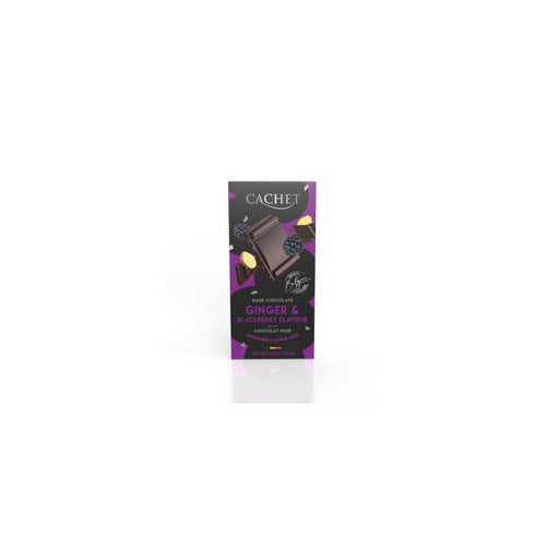 Cachet Blackberry and Ginger Dark Chocolate