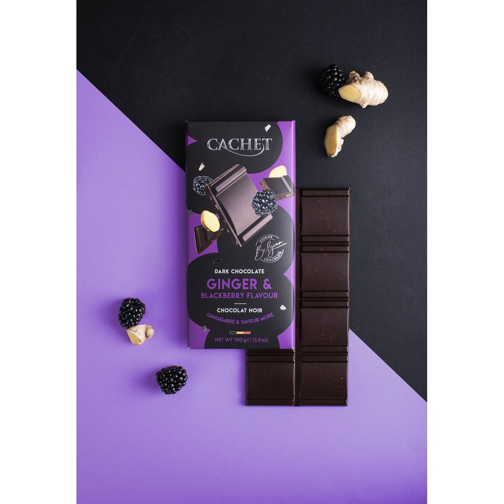 Cachet Blackberry and Ginger Dark Chocolate