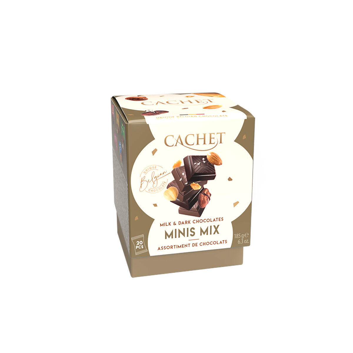 Cachet Mini Mix 20 Pcs Milk and Dark Chocolate