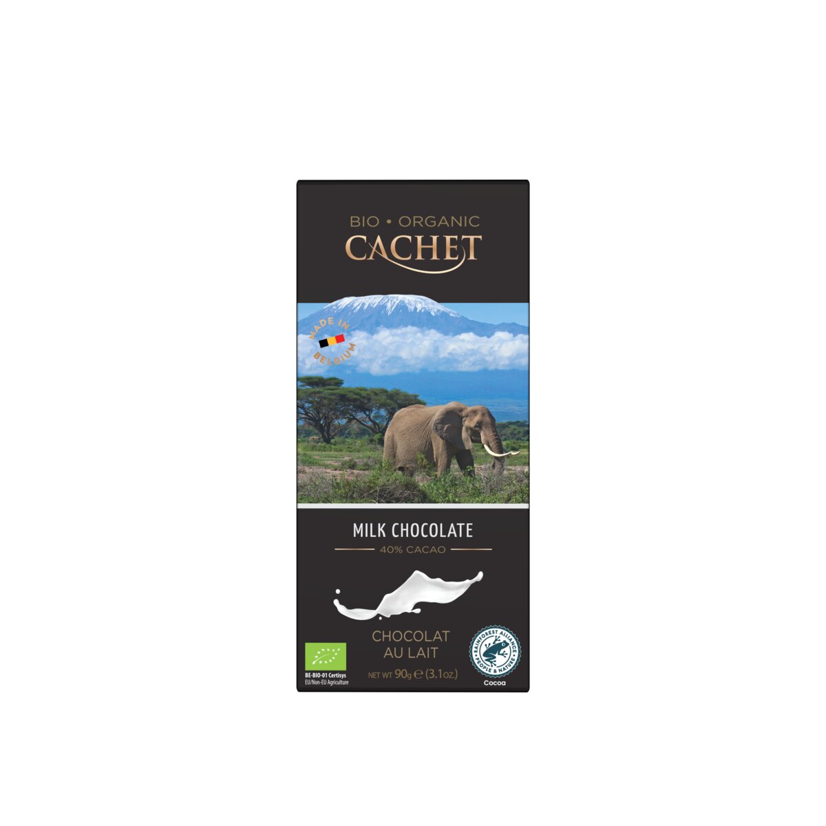 Cachet Organic 40% Cacao Milk Chocolate