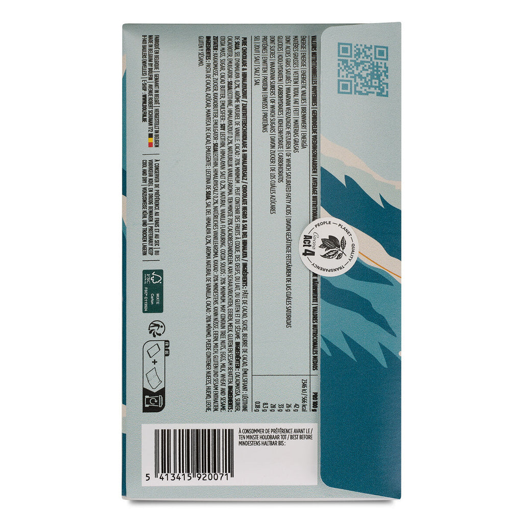 Dolfin 70% Dark Chocolate and Himalayan Salt