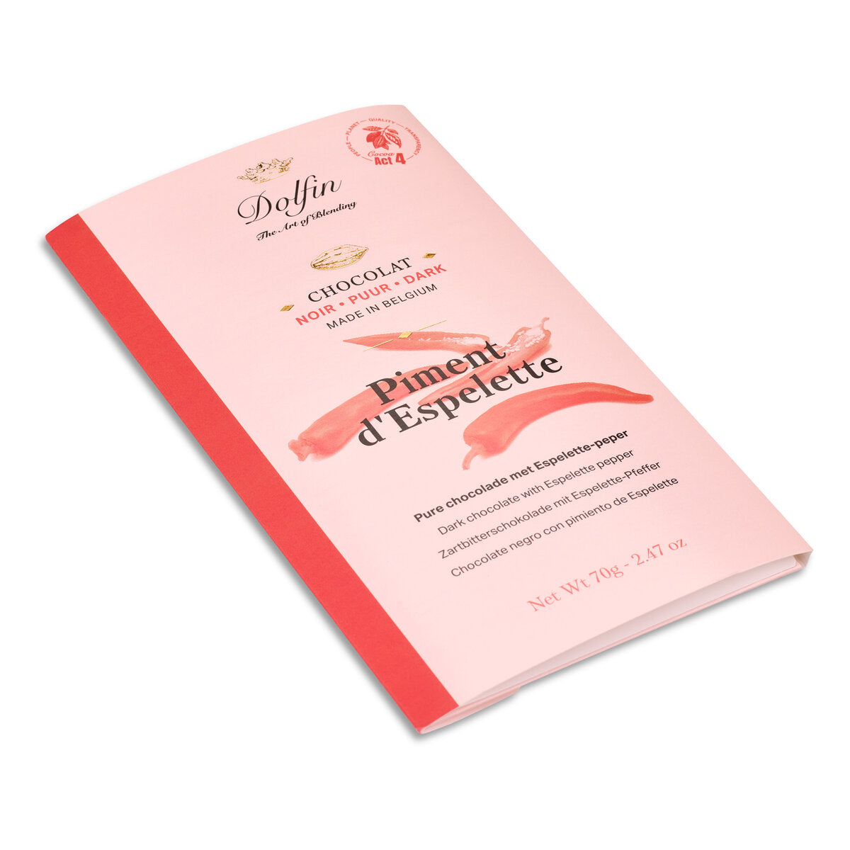 Dolfin Dark Chocolate With Espelette Pepper
