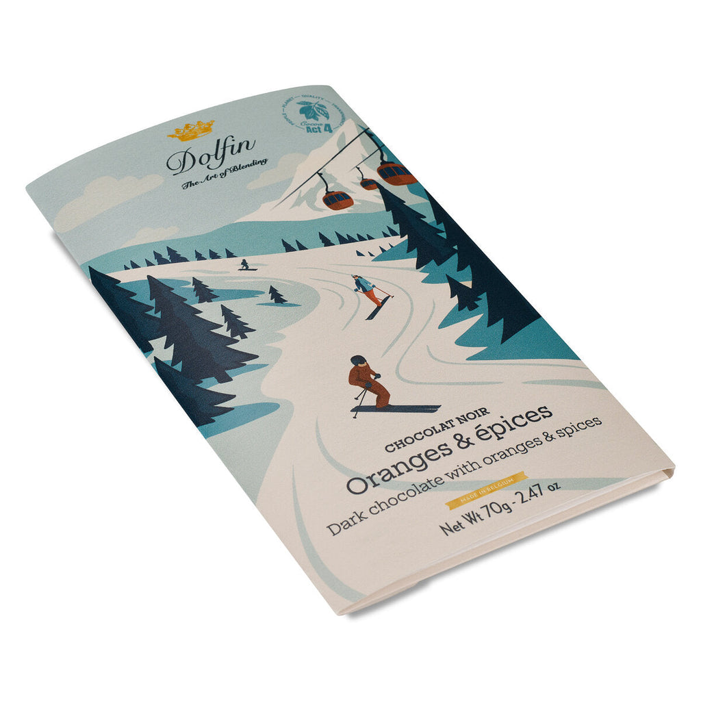 Dolfin Dark Chocolate With Oranges and Spices