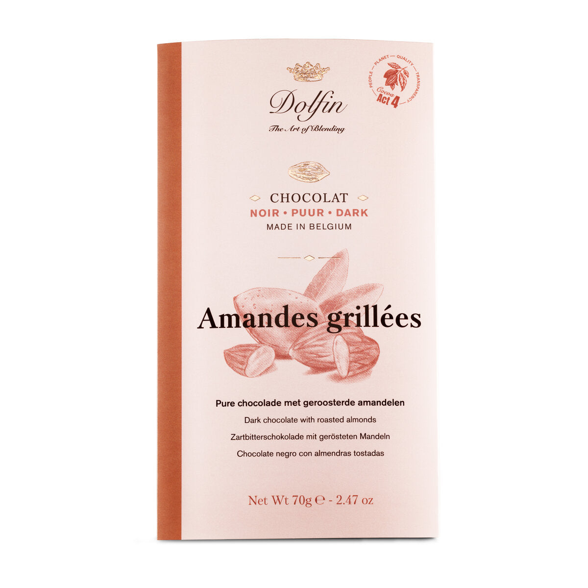 Dolfin Dark Chocolate With Roasted Almonds