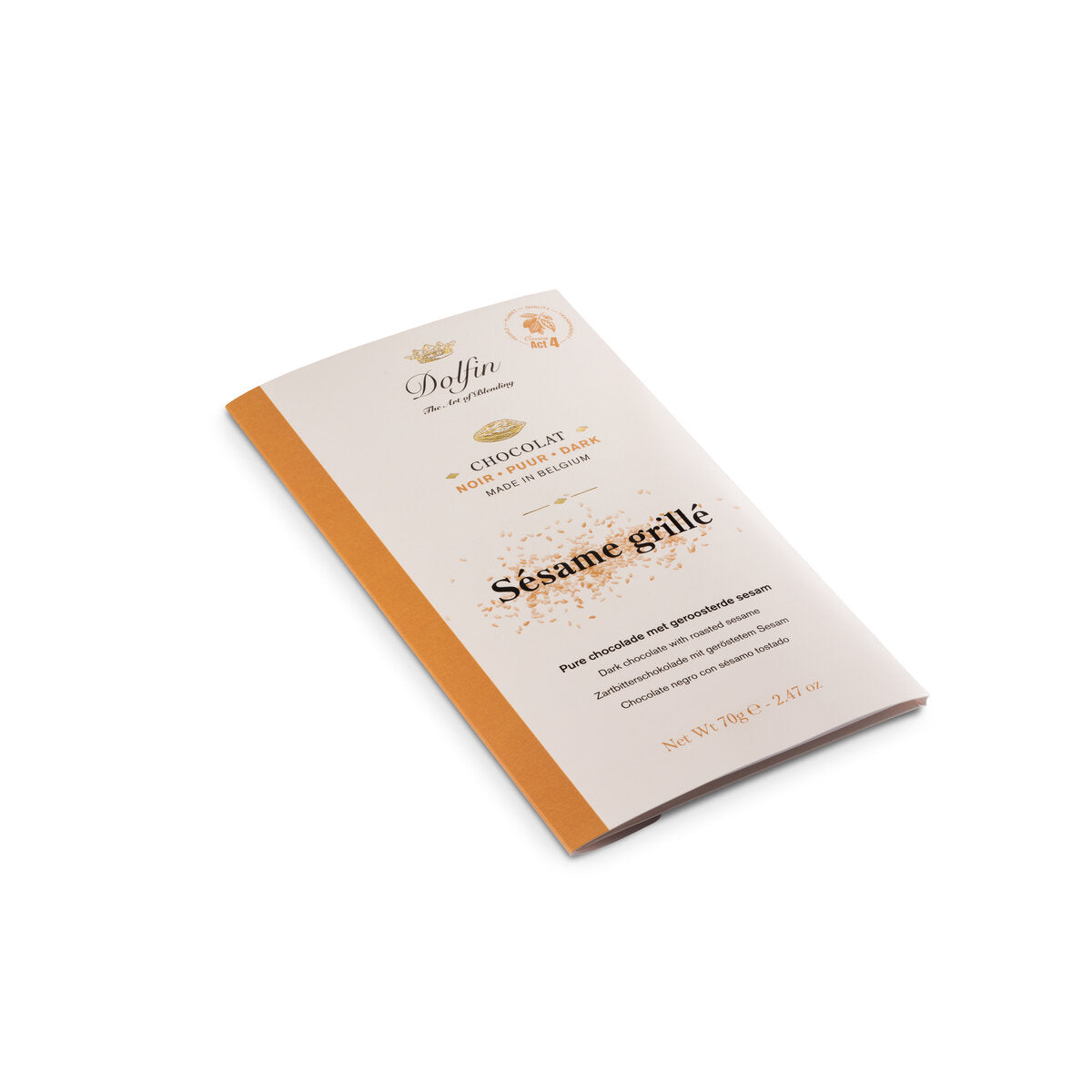 Dolfin Dark Chocolate With Roasted Sesame