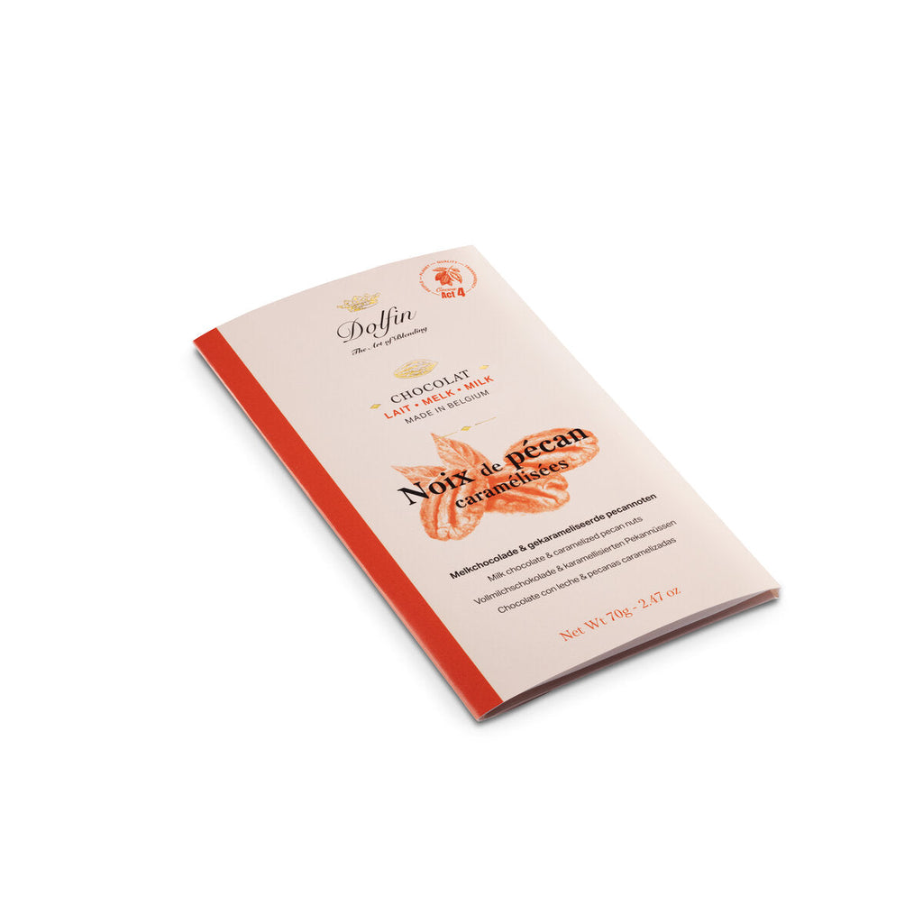 Dolfin Milk Chocolate and Carmelised Pecan Nuts