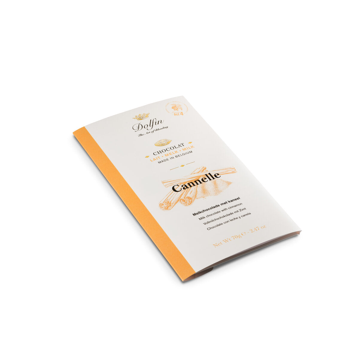 Dolfin Milk Chocolate With Cinnamon