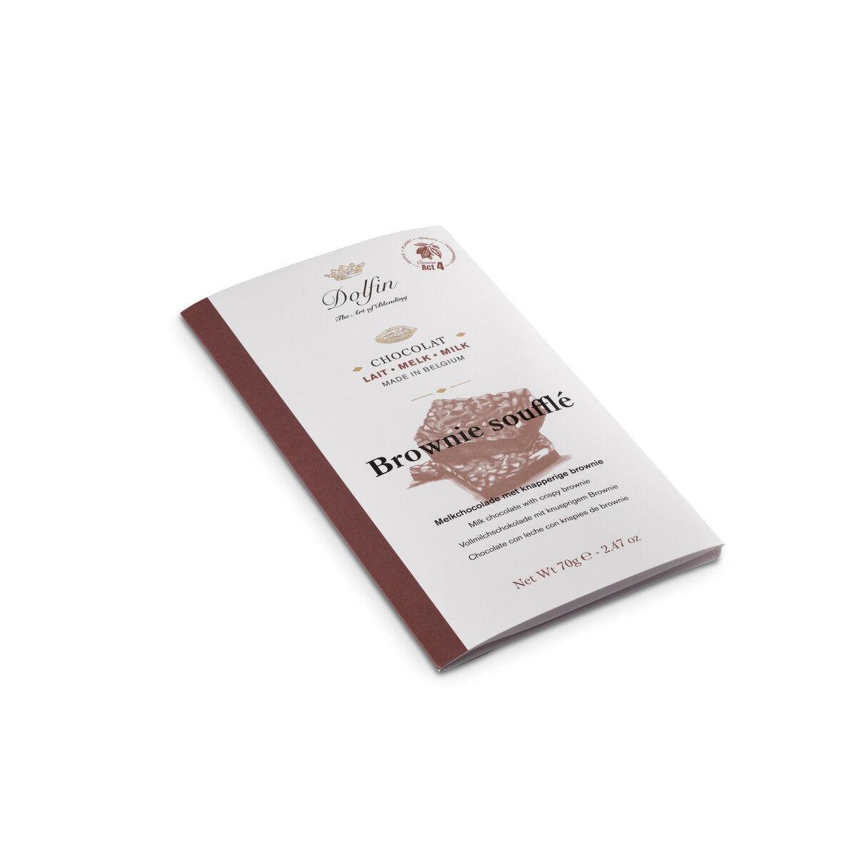 Dolfin Milk Chocolate With Crispy Brownie