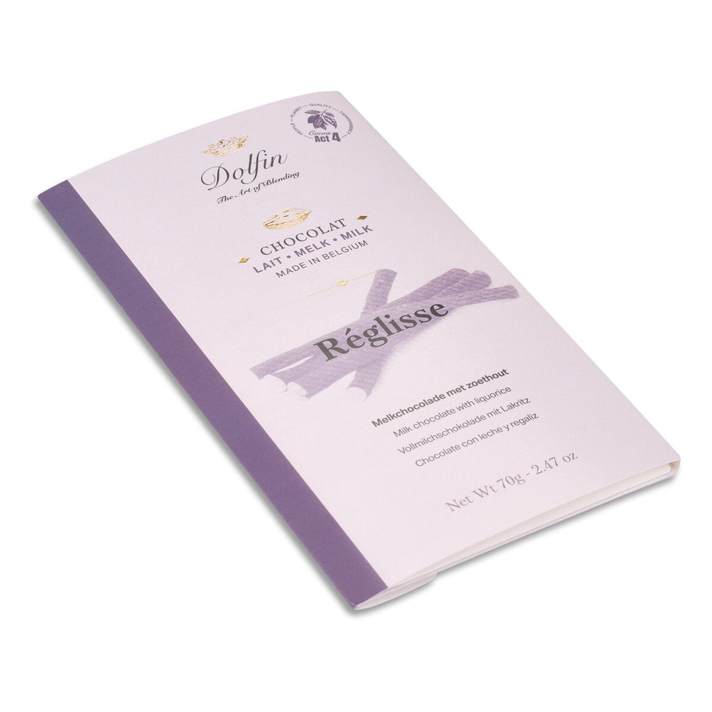 Dolfin Milk Chocolate With Liquorice