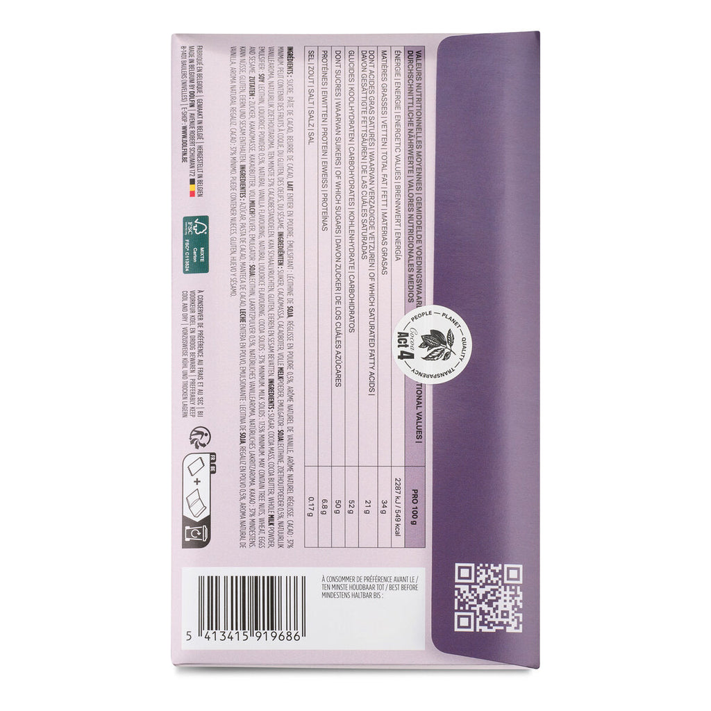 Dolfin Milk Chocolate With Liquorice