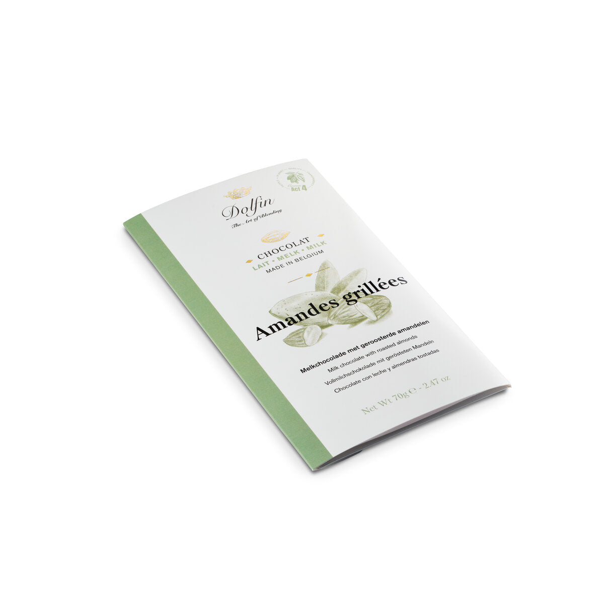 Dolfin Milk Chocolate With Roasted Almond