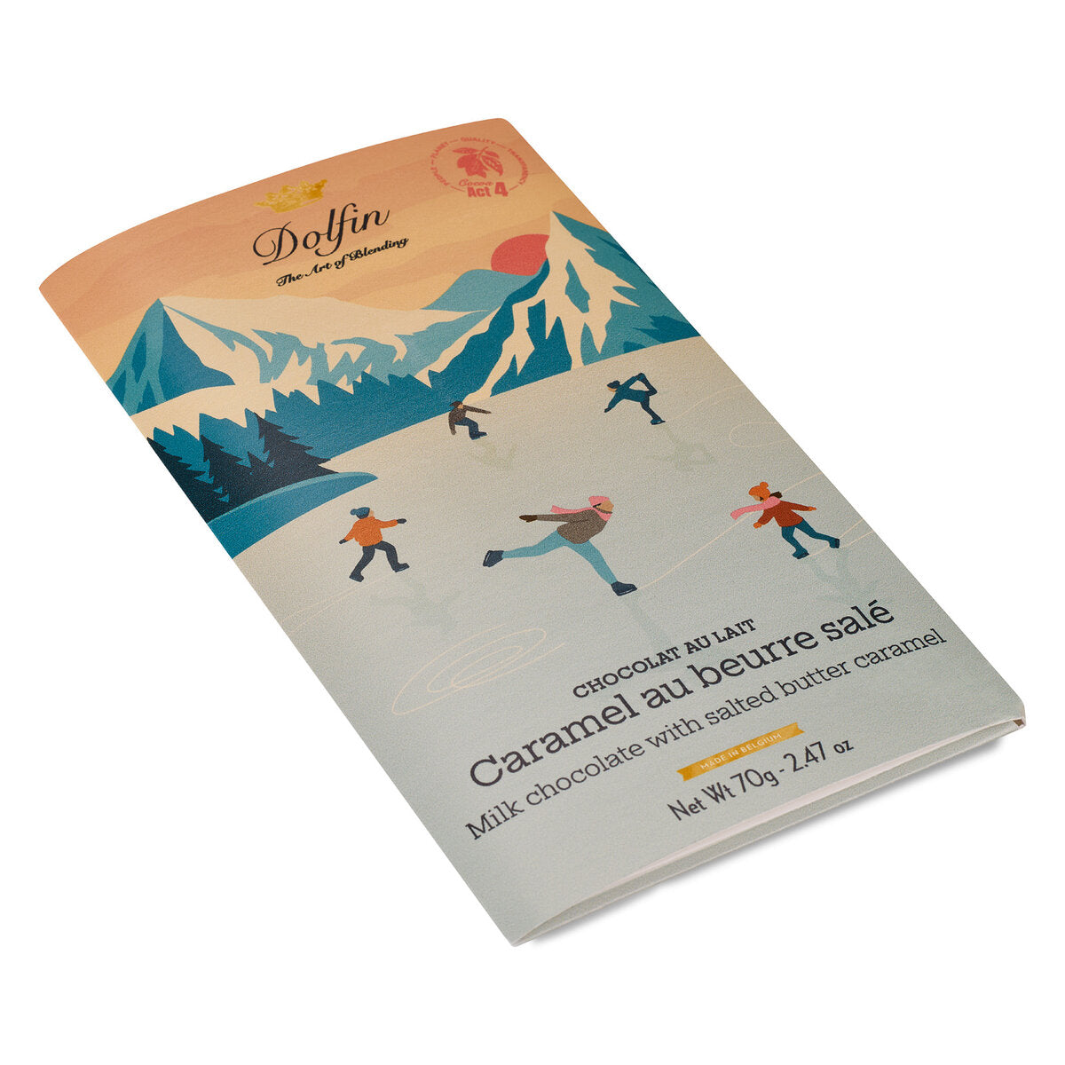 Dolfin Milk Chocolate With Salted Butter Caramel