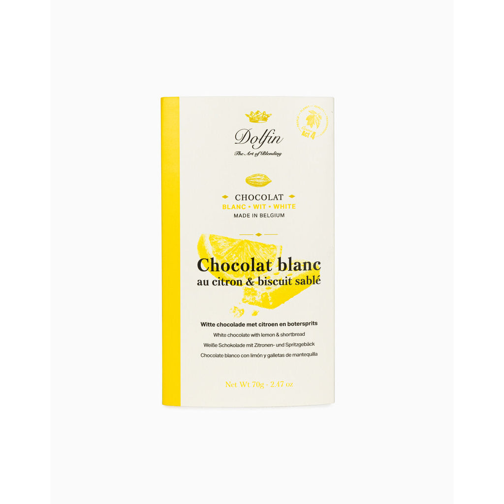 Dolfin White Chocolate With Lemon and Shortbread