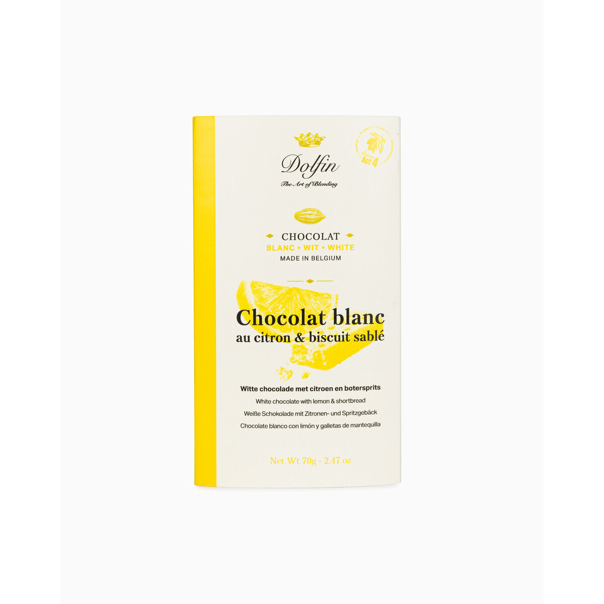 Dolfin White Chocolate With Lemon and Shortbread